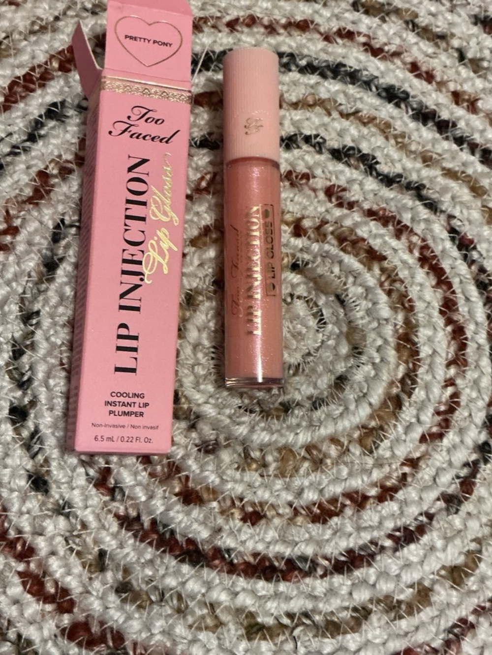 Too Faced Lip Injection Lip Gloss - Shimmery Pink